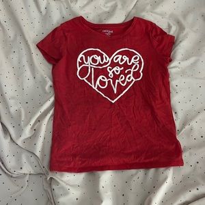 Target red you are so loved tee